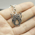 Metal Owl Shape Keychain Bag Charm Gift Accessory view 4