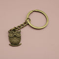 Zinc Alloy Owl Keychain Bag Charm view 6
