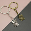 Zinc Alloy Owl Keychain Bag Charm view 1