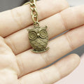 Zinc Alloy Owl Keychain Bag Charm view 4