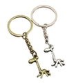 Zinc Alloy Minimalist Giraffe Keychain Bag Charm Gift view 5