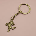 Zinc Alloy Minimalist Horse Keychain Bag Charm Gift view 6