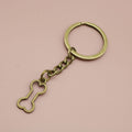 Metal Dog Bone Keychain Pet Lover Bag Charm Gift view 6