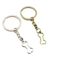 Metal Dog Bone Keychain Pet Lover Bag Charm Gift view 5