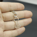 Metal Dog Bone Keychain Pet Lover Bag Charm Gift view 4