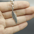 Zinc Alloy Feather Keychain For Bag Charm Gift view 4