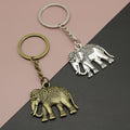 Metal Minimal Elephant Keychain Bag Charm Wholesale Gift view 1