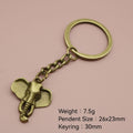 Zinc Alloy Elephant Keychain Animal Bag Charm Key Ring view 2