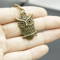 Metal Owl Keychain Simple Bag Charm Gift view 4