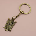 Metal Owl Keychain Simple Bag Charm Gift view 6