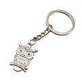 Metal Owl Keychain Simple Bag Charm Gift view 5