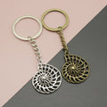 Metal Minimalist Shell Conch Keychain Beach Bag Charm Gift view 1