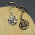 Metal Minimalist Shell Conch Keychain Beach Bag Charm Gift view 3