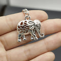 Metal Elephant Keychain Minimalist Animal Bag Charm Gift view 4