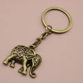Metal Elephant Keychain Minimalist Animal Bag Charm Gift view 6