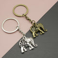Metal Elephant Keychain Minimalist Animal Bag Charm Gift view 1