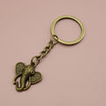 Zinc Alloy Minimalist Elephant Keychain Bag Charm Gift (7495) view 6