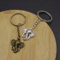 Zinc Alloy Minimalist Elephant Keychain Bag Charm Gift (7495) view 4
