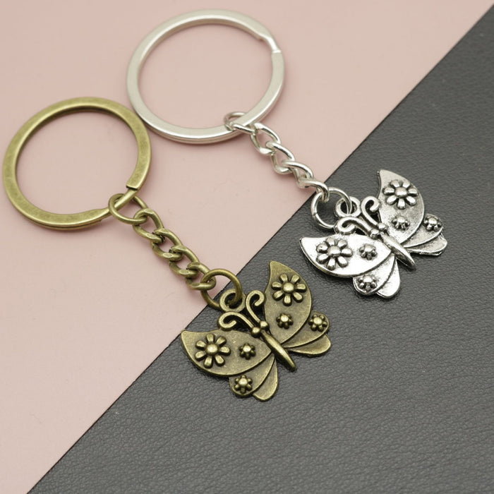 Zinc Alloy Cat And Mouse Keychain Cute Bag Charm Gift