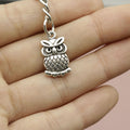 Zinc Alloy Simple Owl Keychain For Bag Charm Gift – Antique Copper view 3