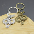 Metal Minimal Dragon Keychain Key Ring Gift Wholesale view 3