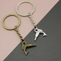 Metal Swordfish Keychain Bag Charm view 1