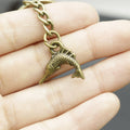 Metal Swordfish Keychain Bag Charm view 4
