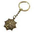 Zinc Alloy Spider Web Keychain Halloween Bag Charm view 5
