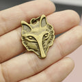 Metal Wolf Head Keychain Animal Bag Charm Gift view 3