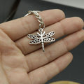 Metal Dragonfly Keychain For Bag Charm Gift view 4