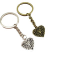 Metal Heart Butterfly Keychain Bag Charm view 5