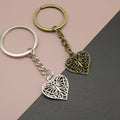 Metal Heart Butterfly Keychain Bag Charm view 1