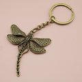 Metal Simple Dragonfly Keychain For Bag Charm Gift view 6