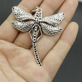 Metal Simple Dragonfly Keychain For Bag Charm Gift view 4