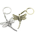 Metal Simple Dragonfly Keychain For Bag Charm Gift view 5