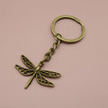 Metal Dragonfly Keychain Simple Bag Charm Gift view 6