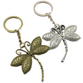Zinc Alloy Minimal Dragonfly Keychain Bag Charm Gift view 5