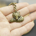 Metal Fox Shape Keychain Simple Animal Bag Charm view 3
