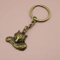Metal Fox Shape Keychain Simple Animal Bag Charm view 6