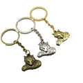 Metal Fox Shape Keychain Simple Animal Bag Charm view 5