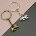 Zinc Alloy Lion Shape Keychain Bag Charm Gift view 1