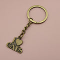 Zinc Alloy I Love Cat Keychain For Pet Lover Gift view 6