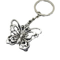 Metal Butterfly Keychain For Fashion Bag Charm Gift – Silver view 5