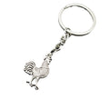 Metal Minimalist Chicken Keychain For Key Ring Gift view 5