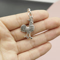 Metal Minimalist Chicken Keychain For Key Ring Gift view 3