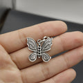 Metal Butterfly Keychain Minimalist Bag Charm Gift view 4
