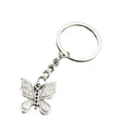 Metal Butterfly Keychain Minimalist Bag Charm Gift view 5