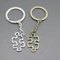 Metal Interlocking Puzzle Keychain Bag Charm Gift view 4