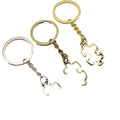 Metal Interlocking Puzzle Keychain Bag Charm Gift view 5
