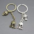 Metal Minimalist Skull Keychain Bag Charm Gift view 2